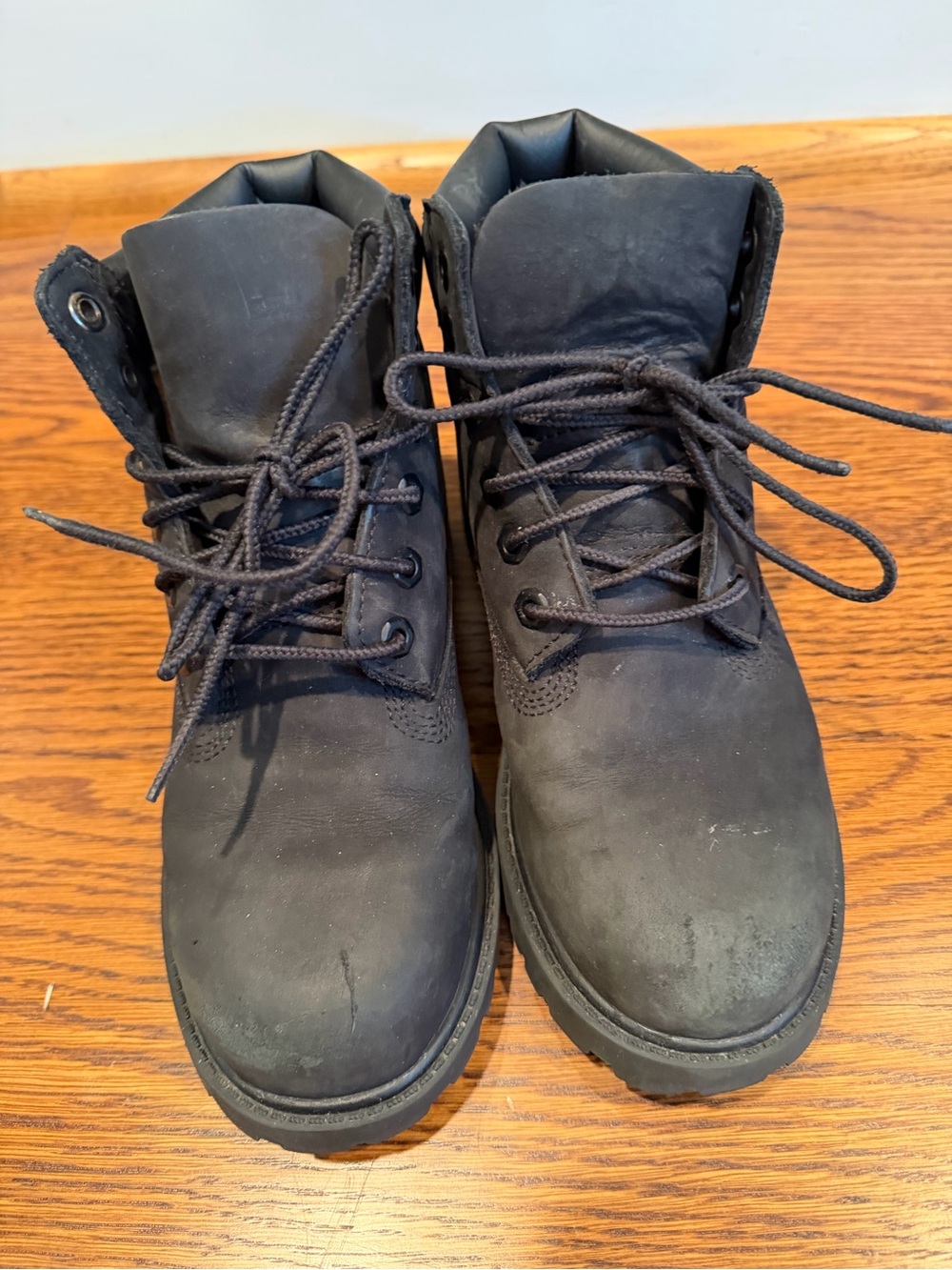 Timberland Kids Black Lace-Up Ankle Boots